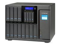QNAP TS-1685 - Serveur NAS - 16 Baies - SATA 6Gb/s - RAID 0, 1, 5, 6, 10, JBOD, disque de réserve 10 - RAM 128 Go - Gigabit Ethernet / 10 Gigabit Ethernet - iSCSI support TS-1685-D1531-128GR-550W