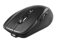 3Dconnexion CadMouse Wireless - Souris - pour droitiers - optique - 7 boutons - sans fil, filaire - 2.4 GHz, Bluetooth 4.0 - récepteur sans fil USB - noir mat, acier 3DX-700062